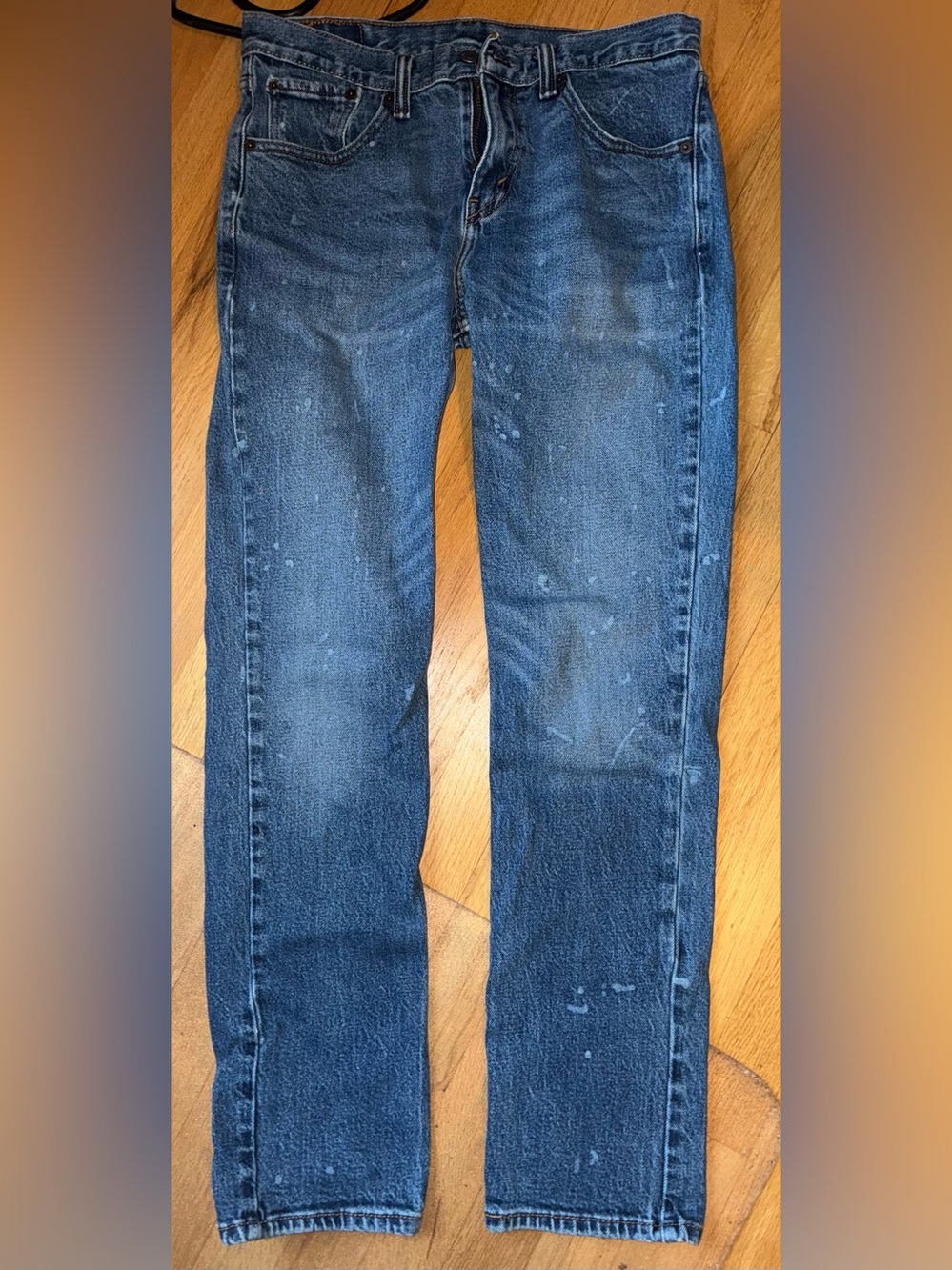 Women’s Blue Straight-Leg Jeans